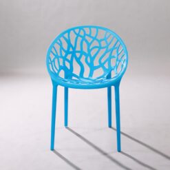 Ghế nhựa đúc nguyên khối M3018 xanh lam