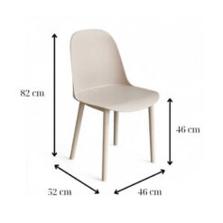 Thông số kích thước ghế nhựa PP đúc