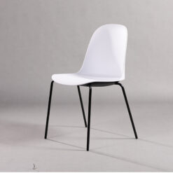 Ghế nhựa chân sắt cao cấp M-GAI11 trắng